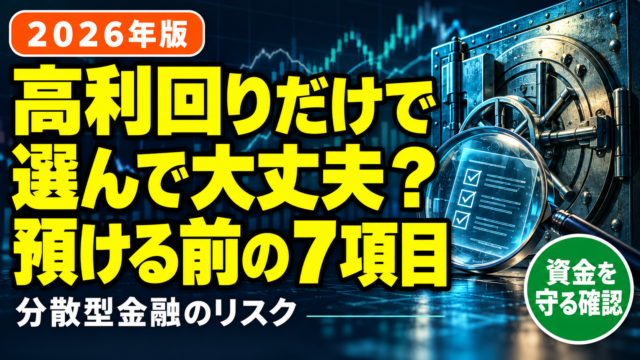 DeFiの高利回りだけで判断せず預ける前に7項目を確認する記事